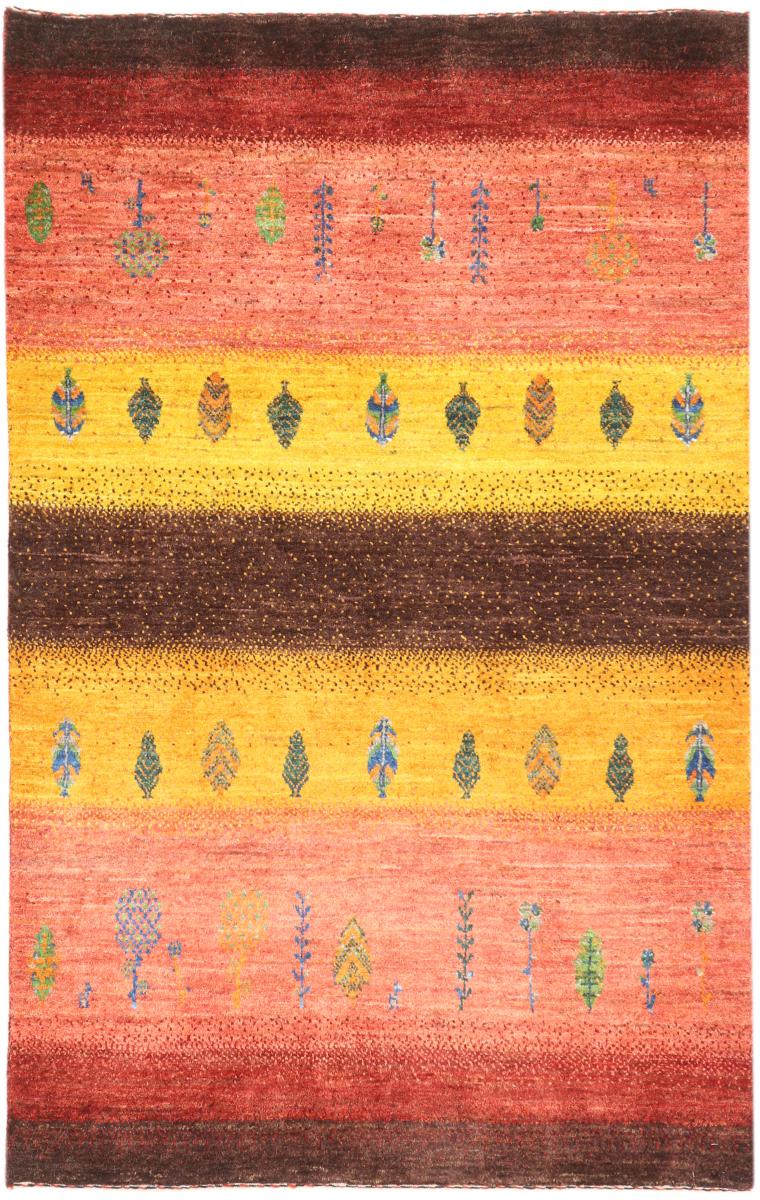 Perzisch tapijt Perzisch Gabbeh Loribaft Nature 5'2"x3'3" 5'2"x3'3", Perzisch tapijt Handgeknoopte