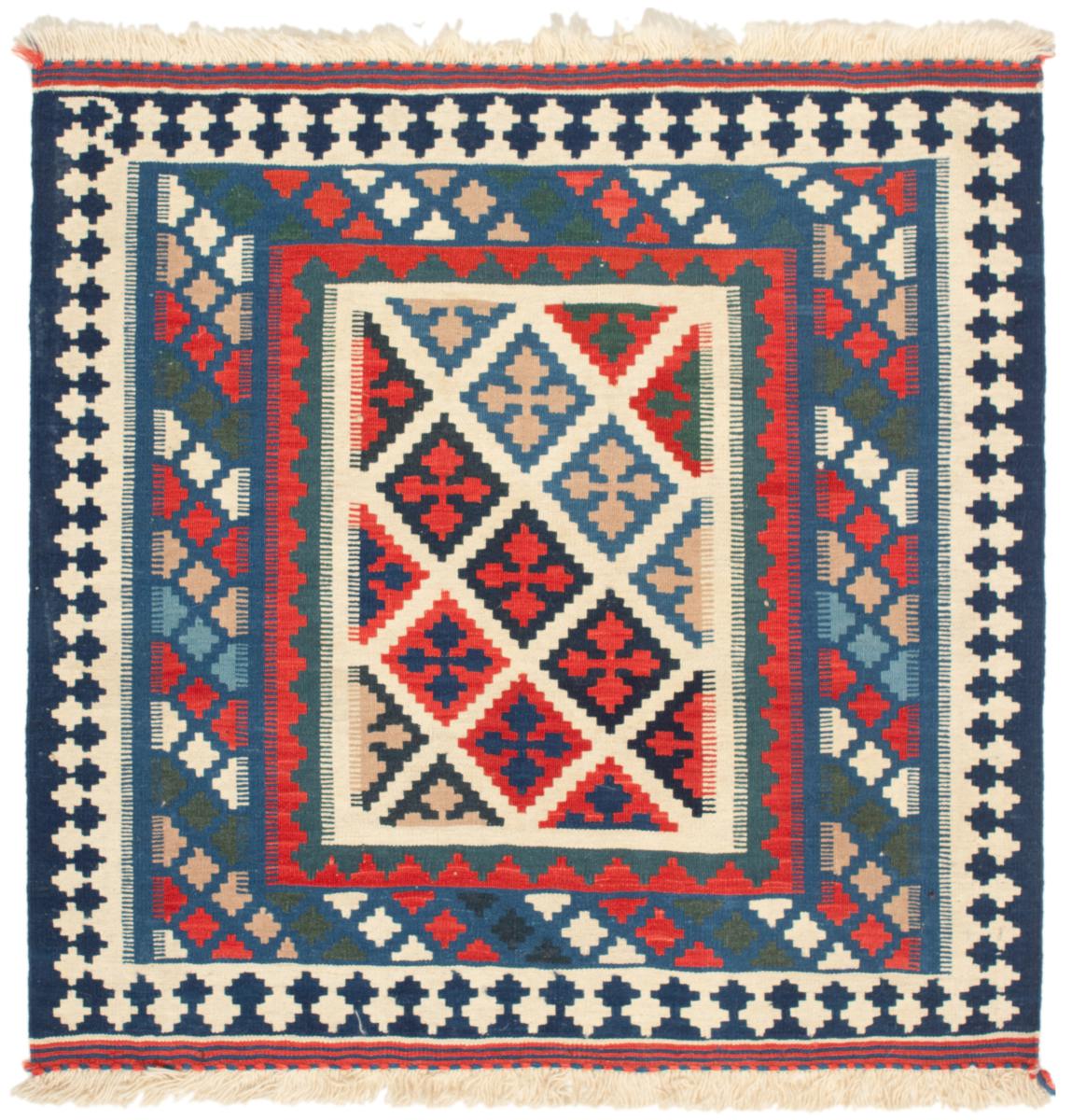 Tappeto persiano Kilim Fars 105x102 105x102, Tappeto persiano Tessuto a mano