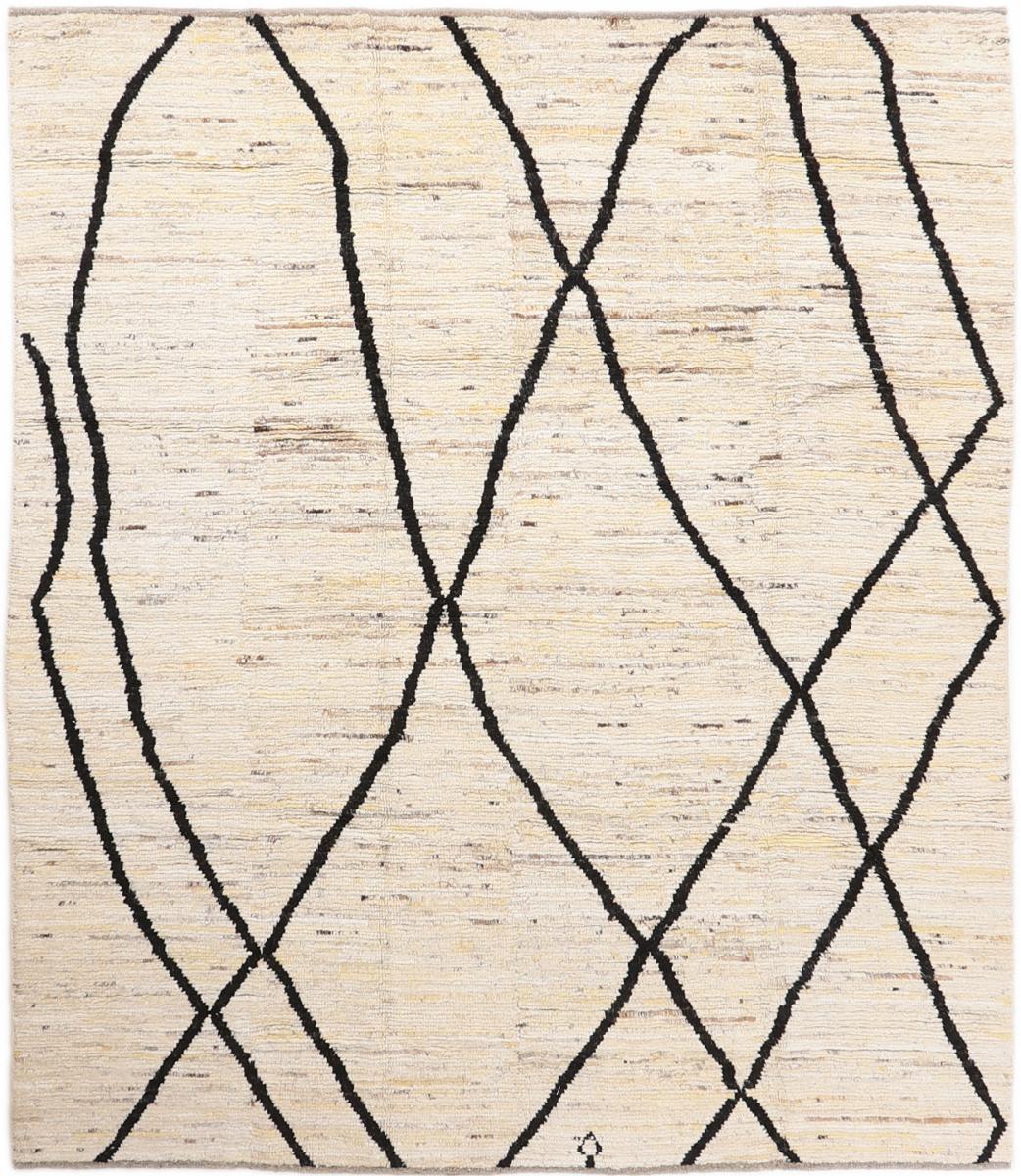Afghanischer Teppich Berber Design 295x255 295x255, Perserteppich Handgeknüpft