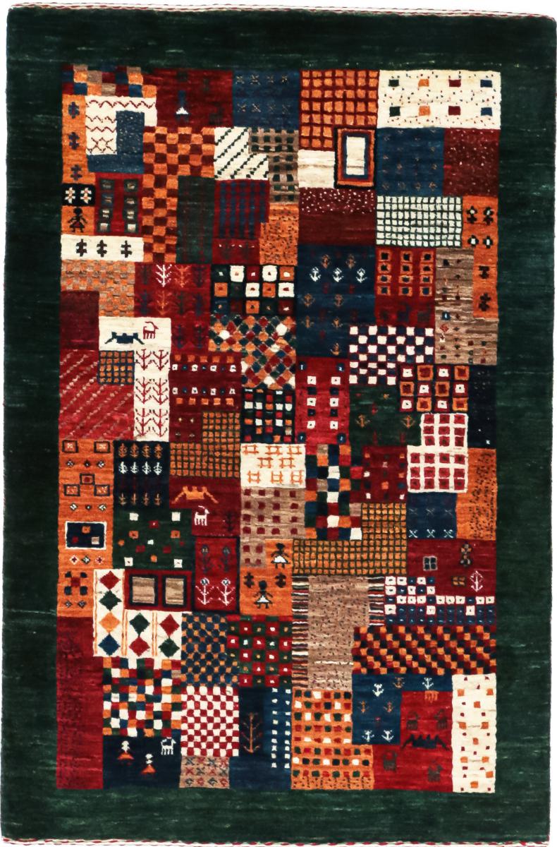  ペルシャ絨毯 ペルシャ ギャッベ ペルシャ ロリbaft Nowbaft 134x89 134x89,  ペルシャ絨毯 手織り