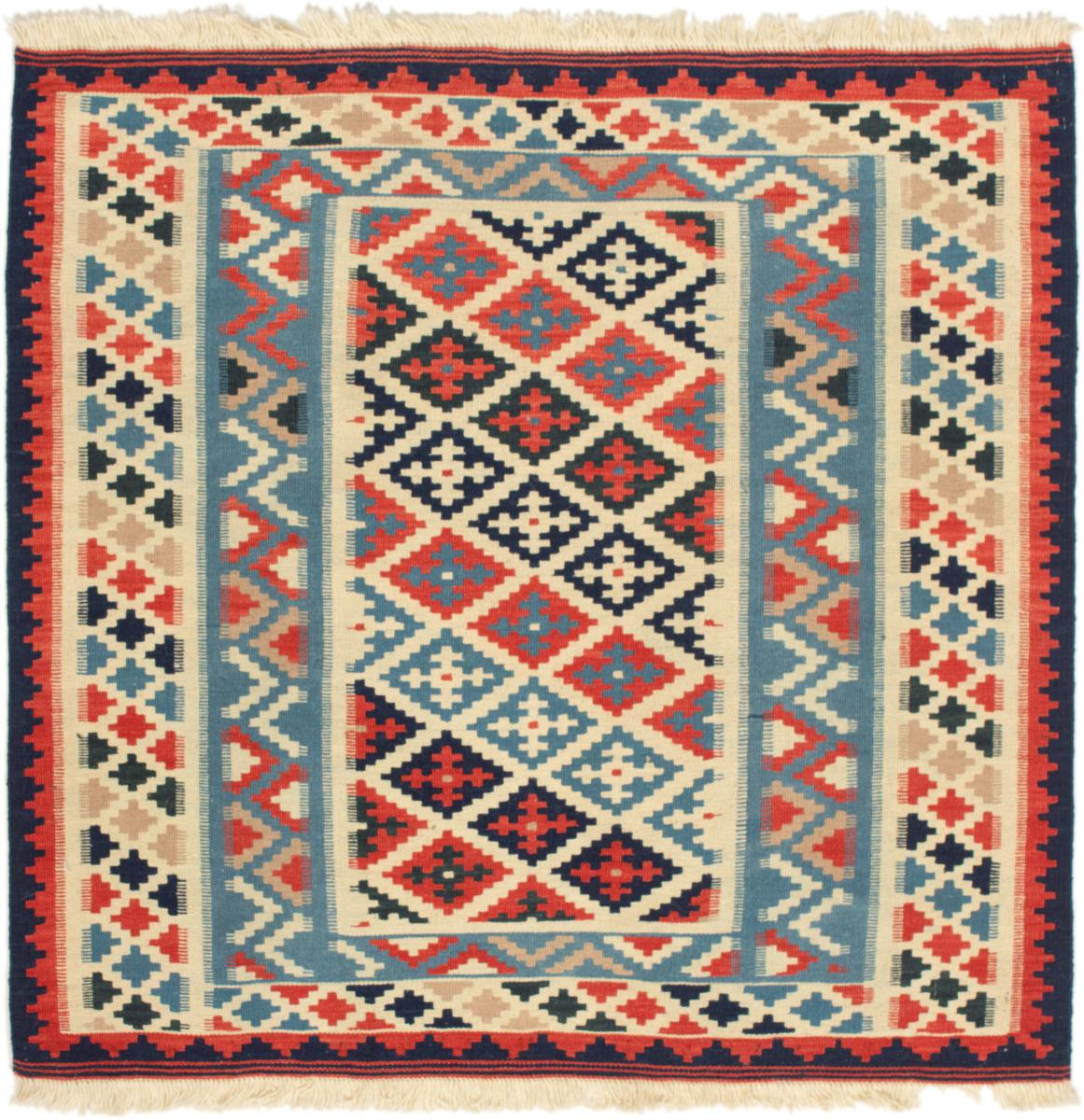  ペルシャ絨毯 キリム Fars 104x99 104x99,  ペルシャ絨毯 手織り