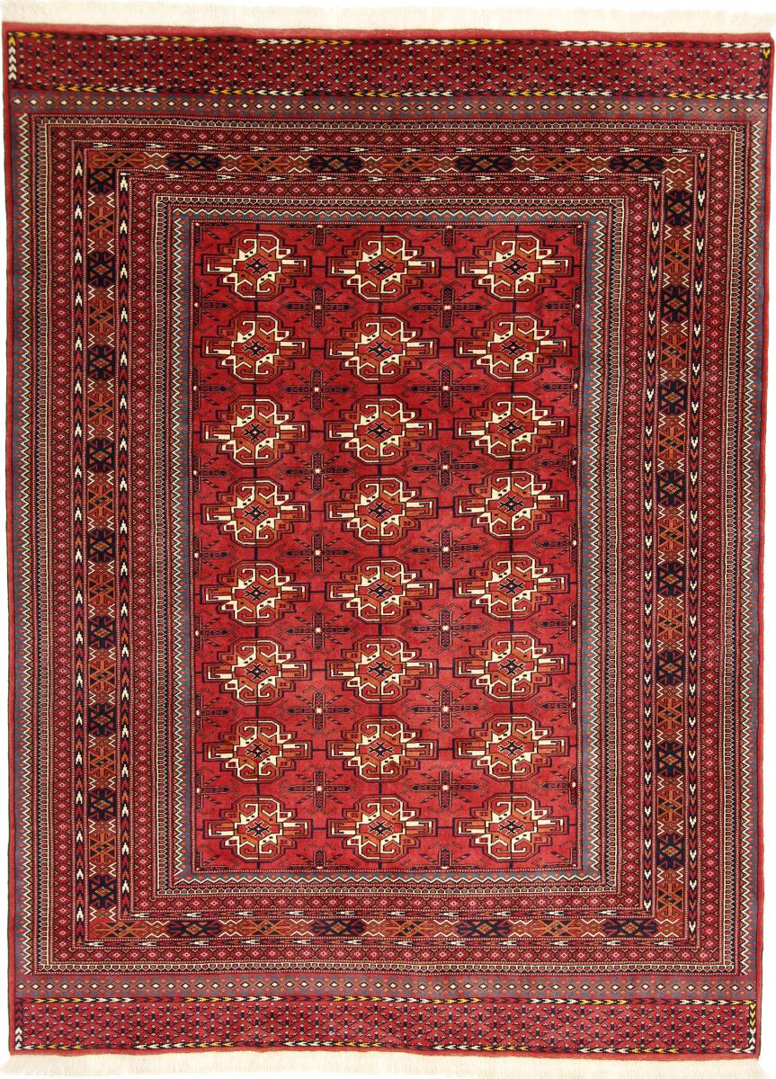 Περσικό χαλί Turkaman 210x158 210x158, Περσικό χαλί Οι κόμποι έγιναν με το χέρι