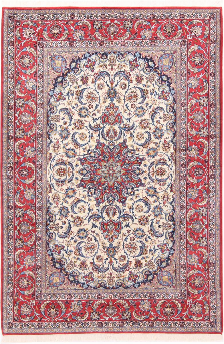 Persian Rug Isfahan Silk Warp 235x161 235x161, Persian Rug Knotted by hand