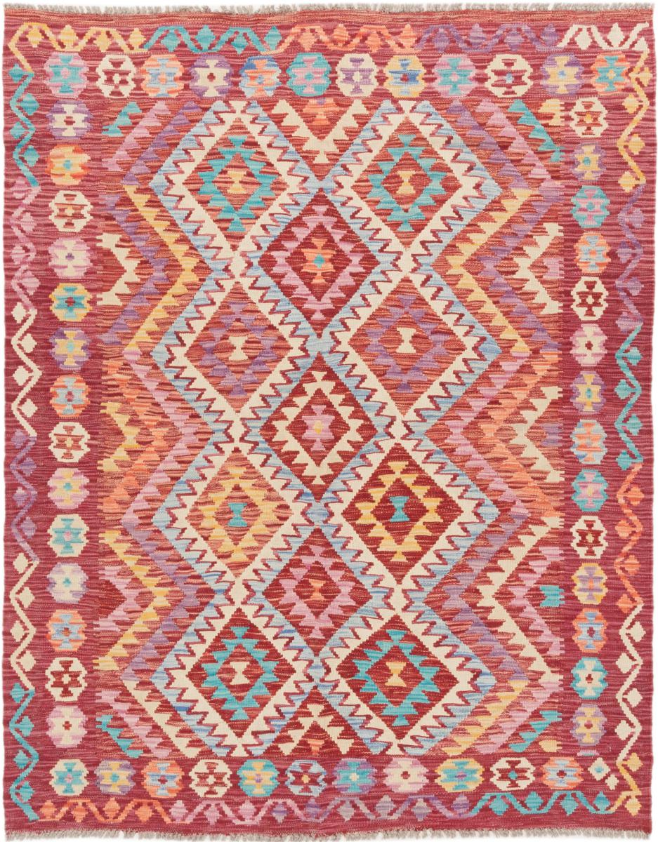 Afghansk teppe Kelim Afghan 196x155 196x155, Persisk teppe Handwoven 