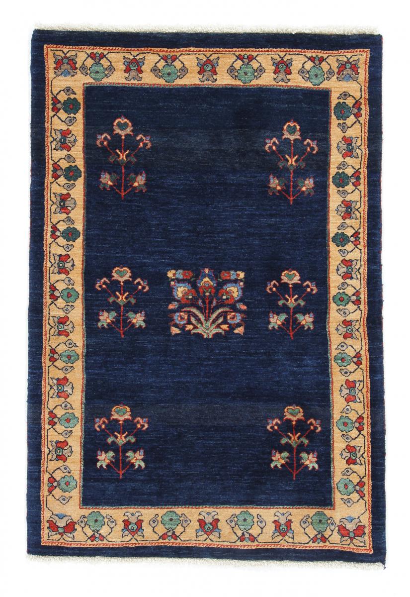 Persian Rug Persian Gabbeh Loribaft 4'10"x3'2" 4'10"x3'2", Persian Rug Knotted by hand