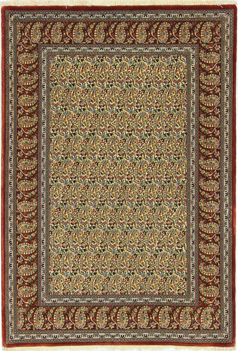 Tapis persan Eilam Chaîne de Soie 151x106 151x106, Tapis persan Noué à la main