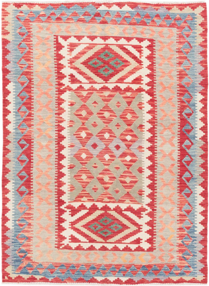 Afghansk tæppe Kelim Afghan 170x126 170x126, Persisk tæppe Håndvævet