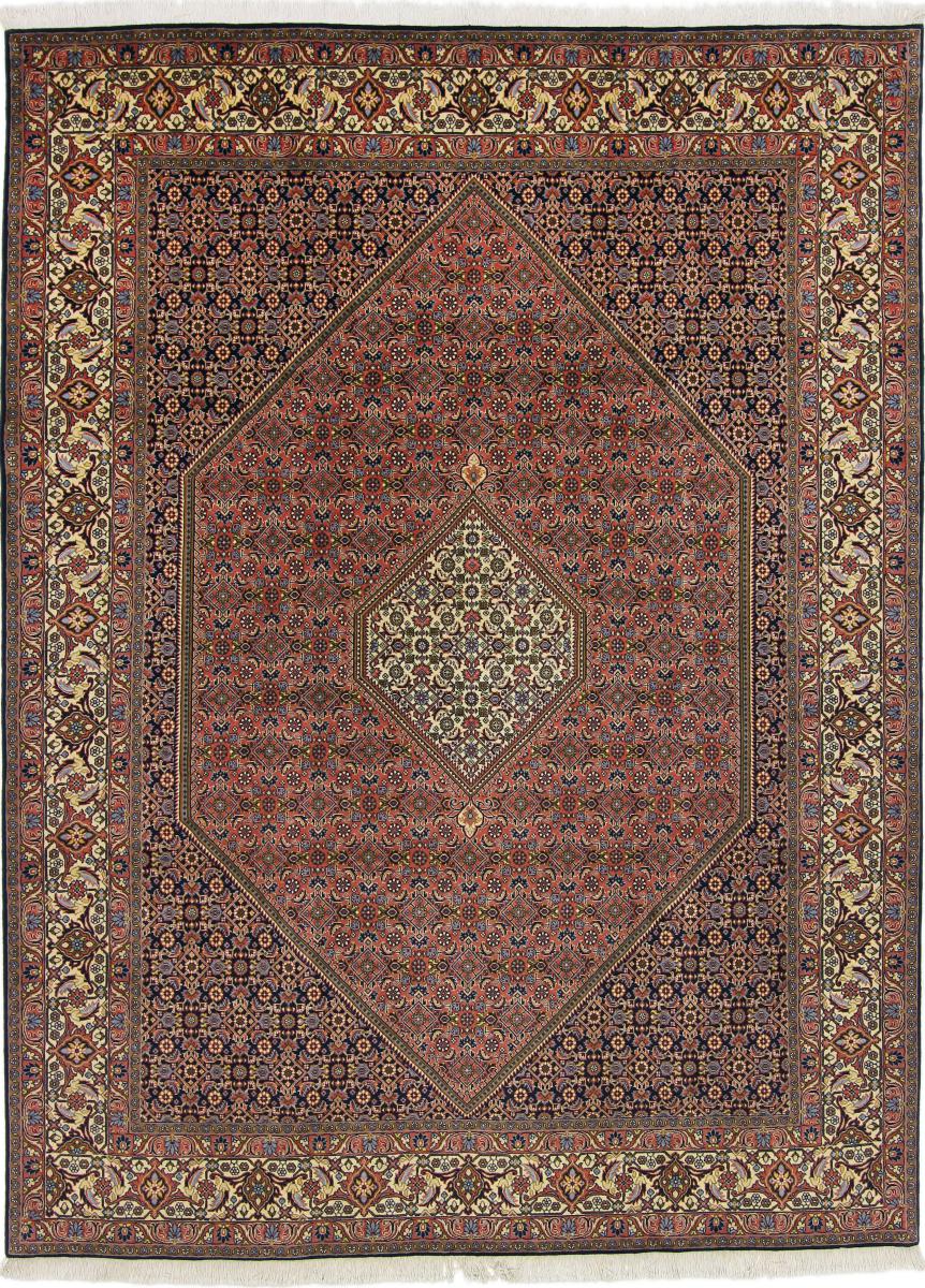 Persian Rug Bidjar 11'0"x8'1" 11'0"x8'1", Persian Rug Knotted by hand