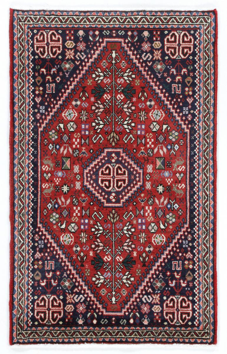 Persian Rug Abadeh 3'6"x2'2" 3'6"x2'2", Persian Rug Knotted by hand