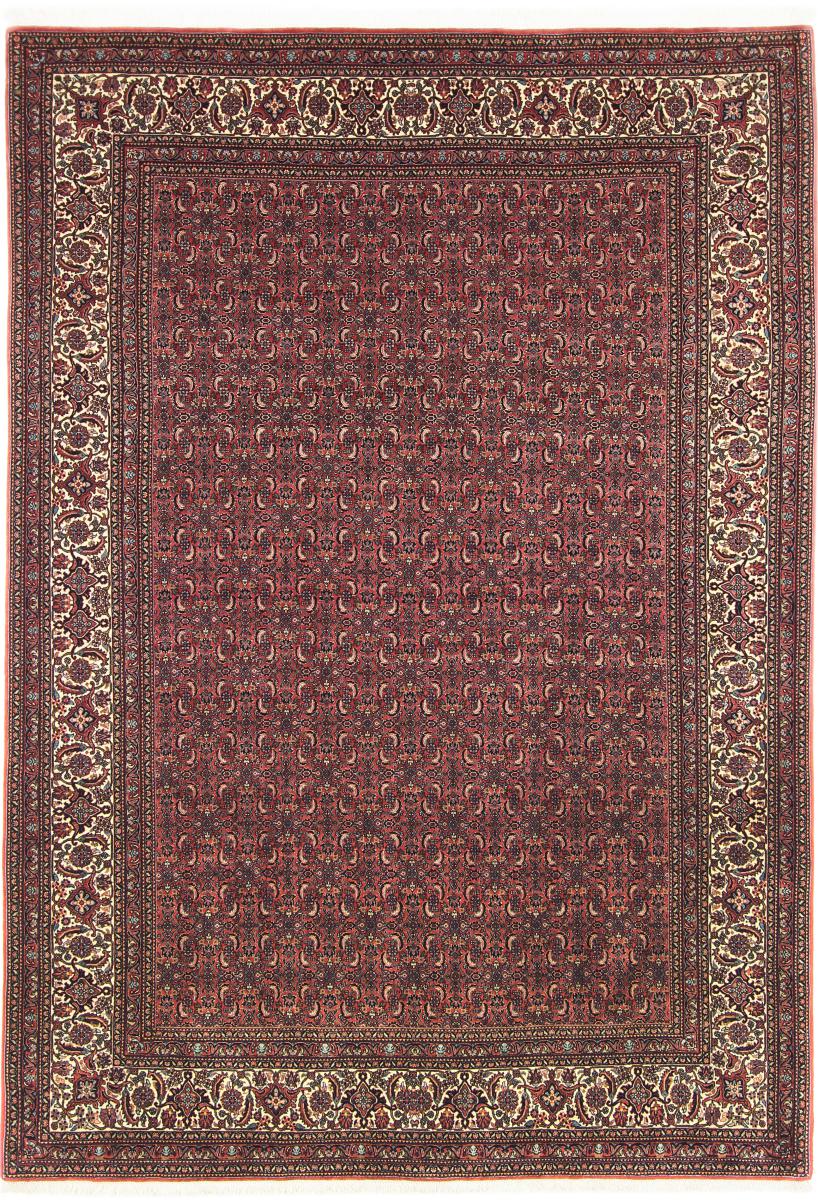 Tapis persan Bidjar 9'9"x6'9" 9'9"x6'9", Tapis persan Noué à la main