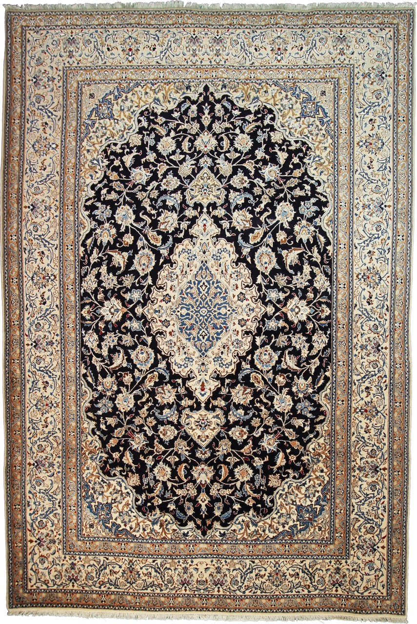  ペルシャ絨毯 ナイン 6La 306x206 306x206,  ペルシャ絨毯 手織り