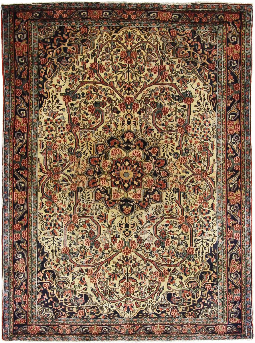 Persian Rug Bidjar 6'6"x4'8" 6'6"x4'8", Persian Rug Knotted by hand