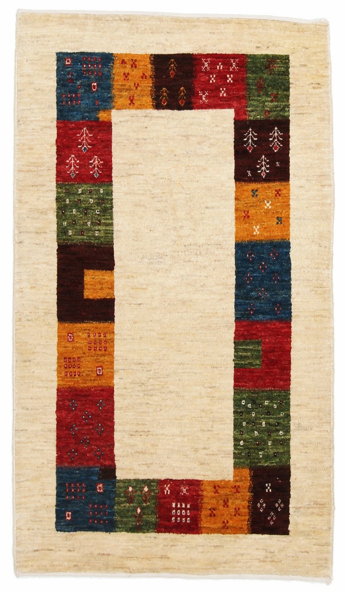 Perzisch tapijt Perzisch Gabbeh Loribaft 5'0"x2'10" 5'0"x2'10", Perzisch tapijt Handgeknoopte