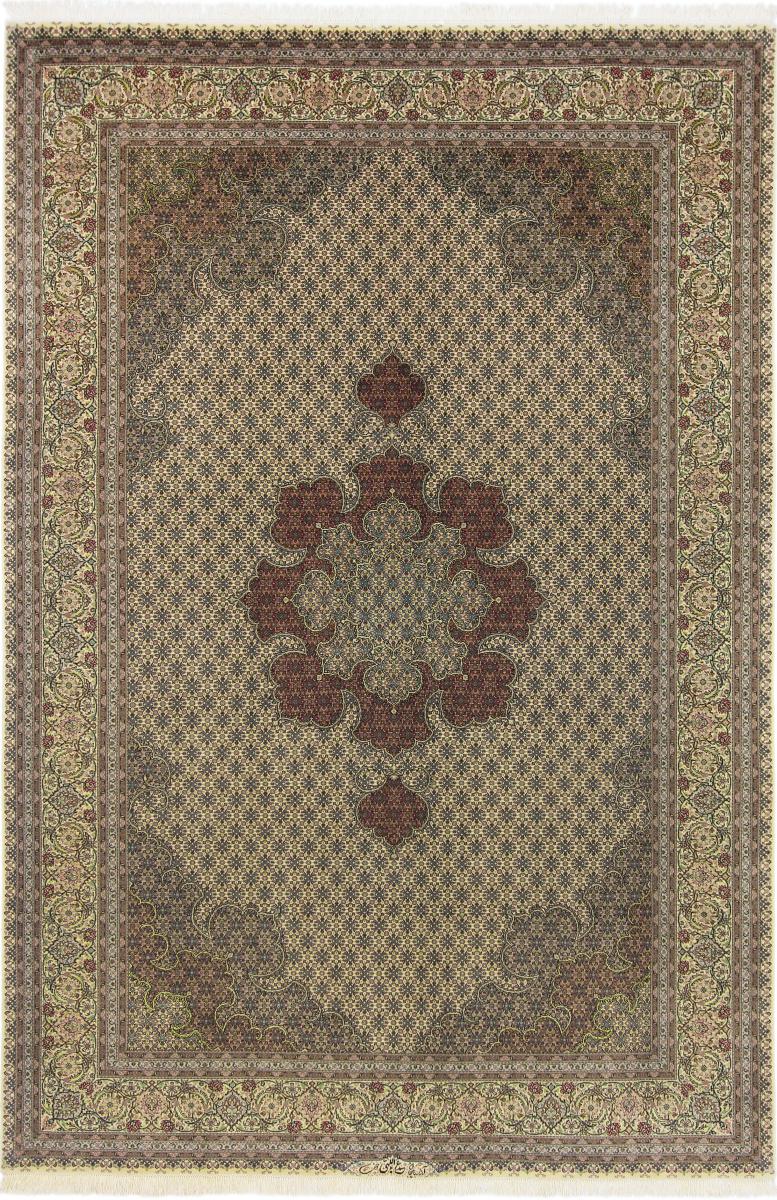 Perzisch tapijt Tabriz Signed Zijden Pool 301x200 301x200, Perzisch tapijt Handgeknoopte