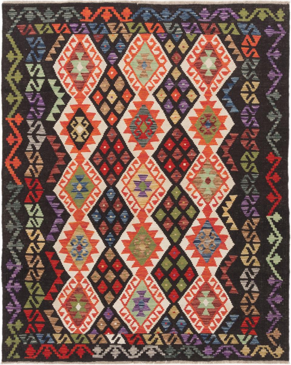 Afghan rug Kilim Afghan 6'7"x5'3" 6'7"x5'3", Persian Rug Woven by hand