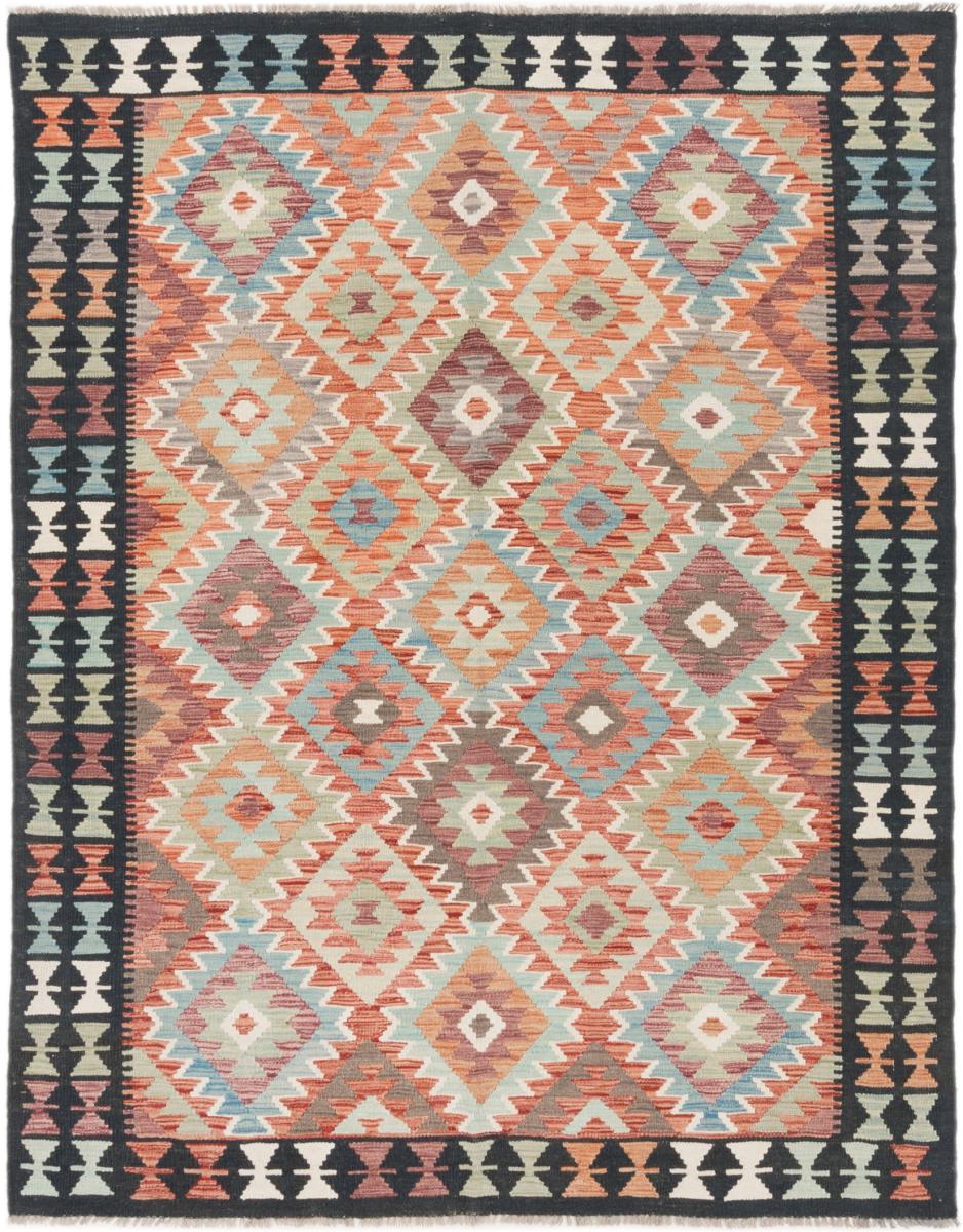 Afghan rug Kilim Afghan 6'7"x5'3" 6'7"x5'3", Persian Rug Woven by hand