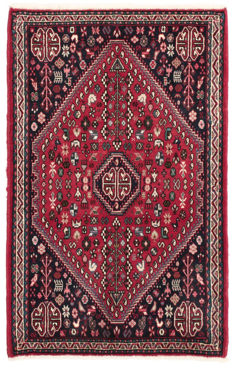 Tapis persan Abadeh 104x68 104x68, Tapis persan Noué à la main