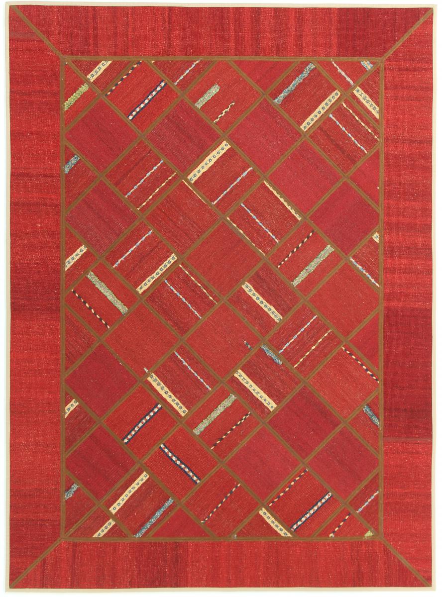  ペルシャ絨毯 キリム パッチワーク 201x146 201x146,  ペルシャ絨毯 手織り