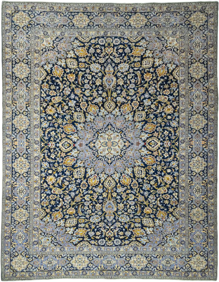 Tapis persan Kashan 383x302 383x302, Tapis persan Noué à la main