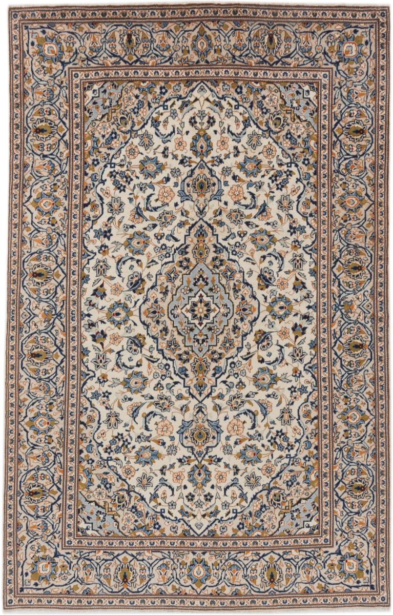 Tapis persan Kashan 298x193 298x193, Tapis persan Noué à la main