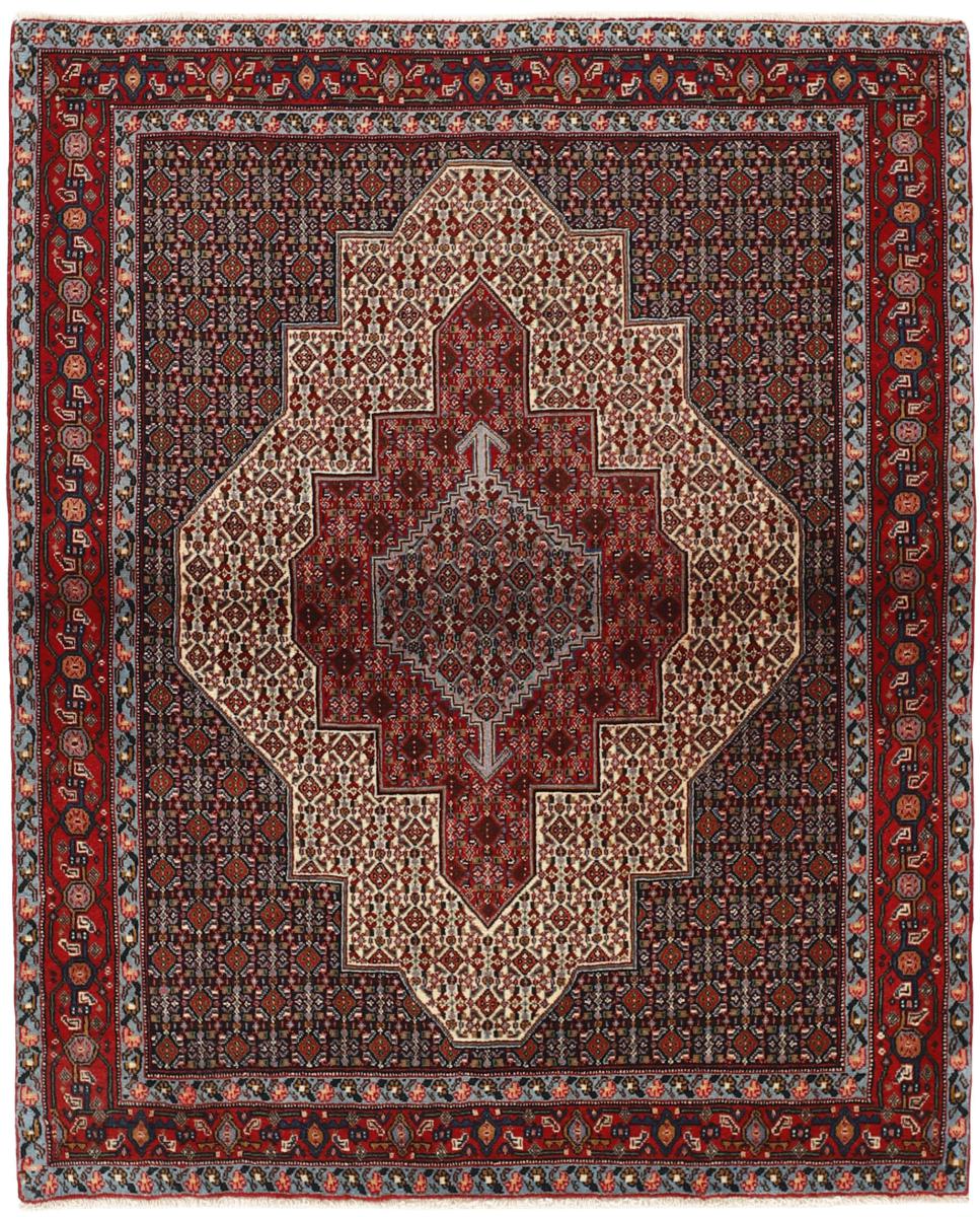  ペルシャ絨毯 センネ 155x124 155x124,  ペルシャ絨毯 手織り