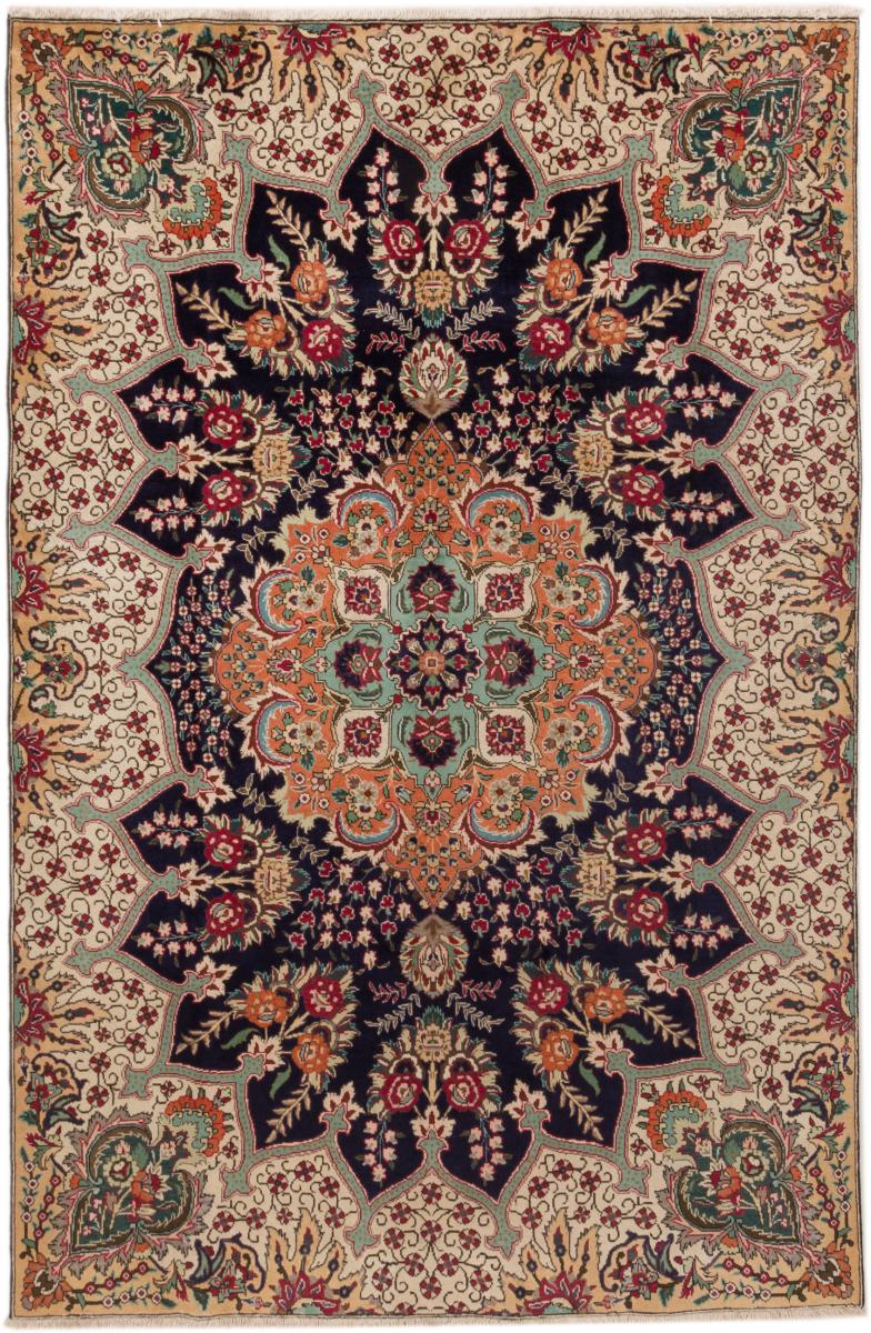 Tapis persan Tabriz 286x187 286x187, Tapis persan Noué à la main