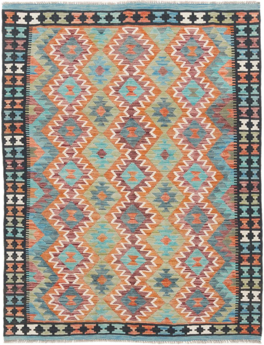 Afghaans tapijt Kilim Afghan 190x149 190x149, Perzisch tapijt Handgeweven