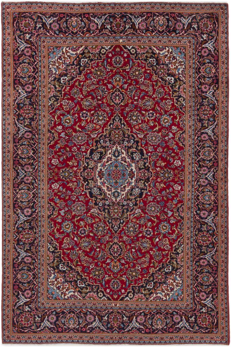 Tapis persan Kashan 305x206 305x206, Tapis persan Noué à la main