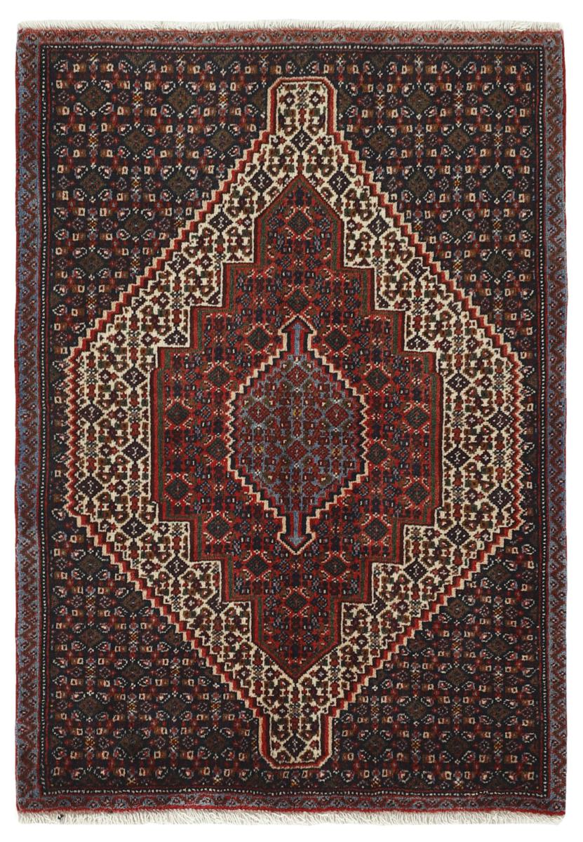 Tapis persan Senneh 3'1"x2'3" 3'1"x2'3", Tapis persan Noué à la main