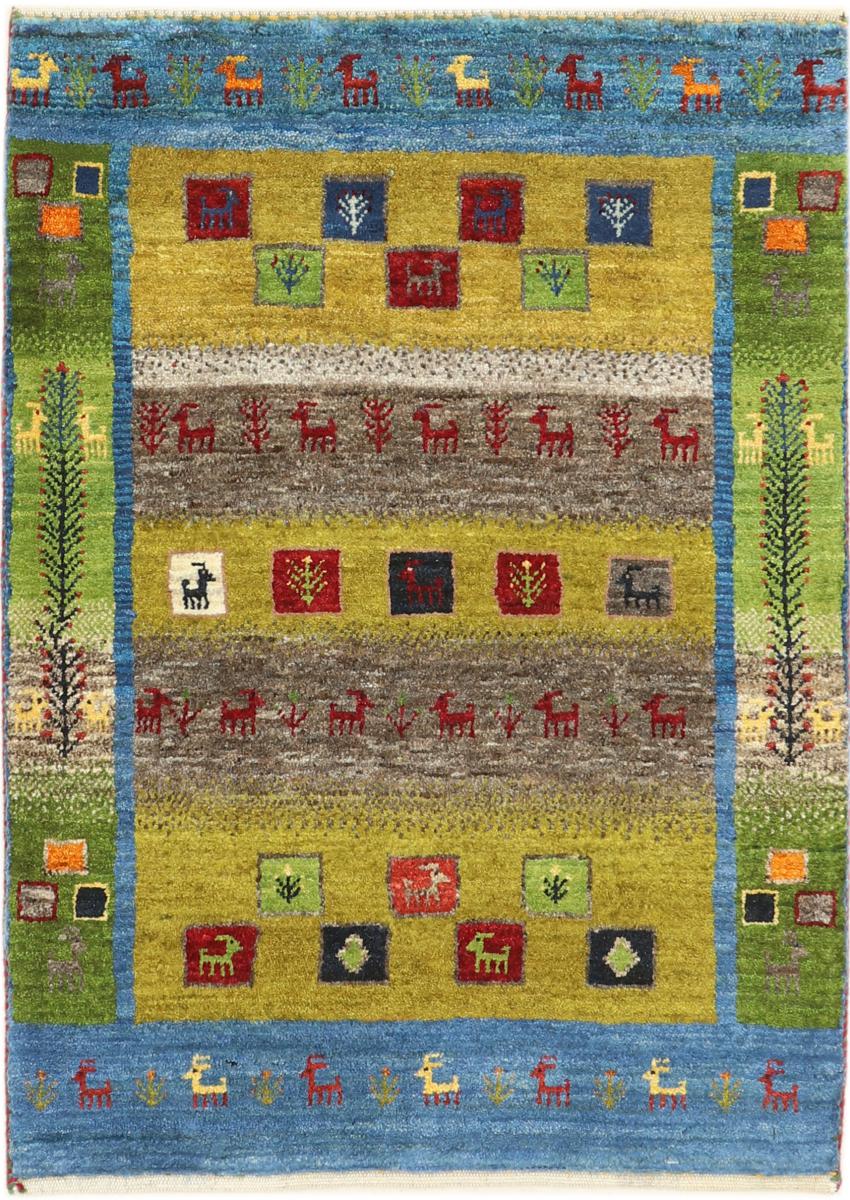 Tapis persan Persan Gabbeh Loribaft Nature 95x65 95x65, Tapis persan Noué à la main