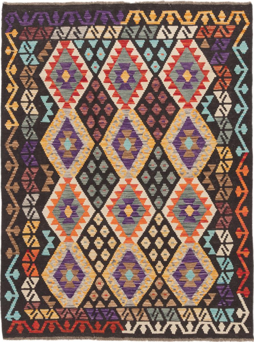 Afghan rug Kilim Afghan 6'0"x4'6" 6'0"x4'6", Persian Rug Woven by hand