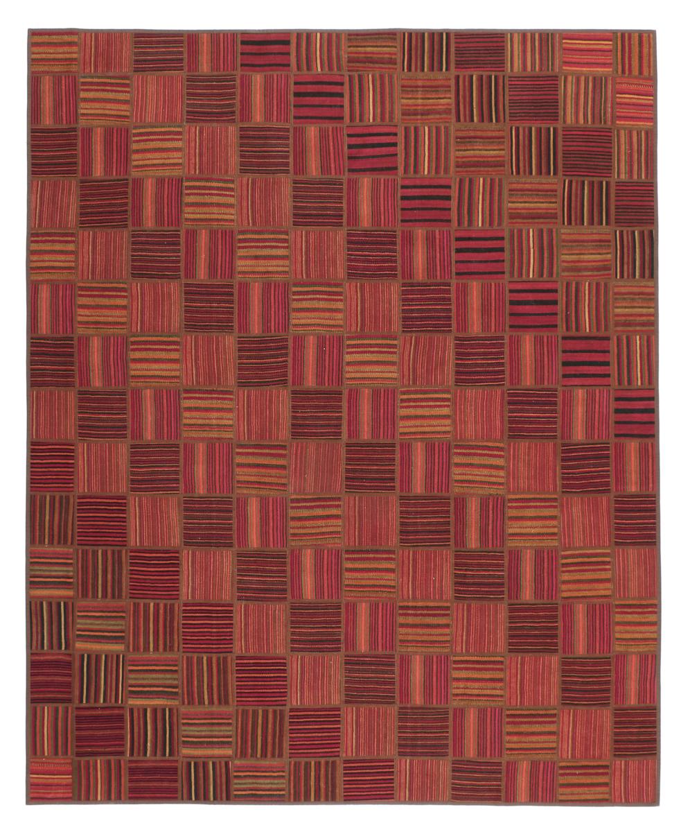 Persisk matta Kilim Patchwork 288x231 288x231, Persisk matta handvävd 