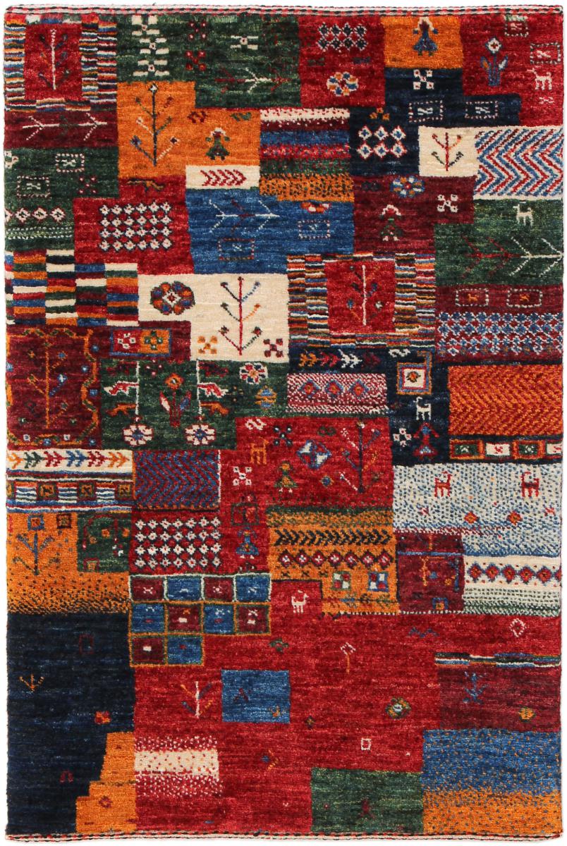 Perzisch tapijt Perzisch Gabbeh Loribaft Nowbaft 89x61 89x61, Perzisch tapijt Handgeknoopte