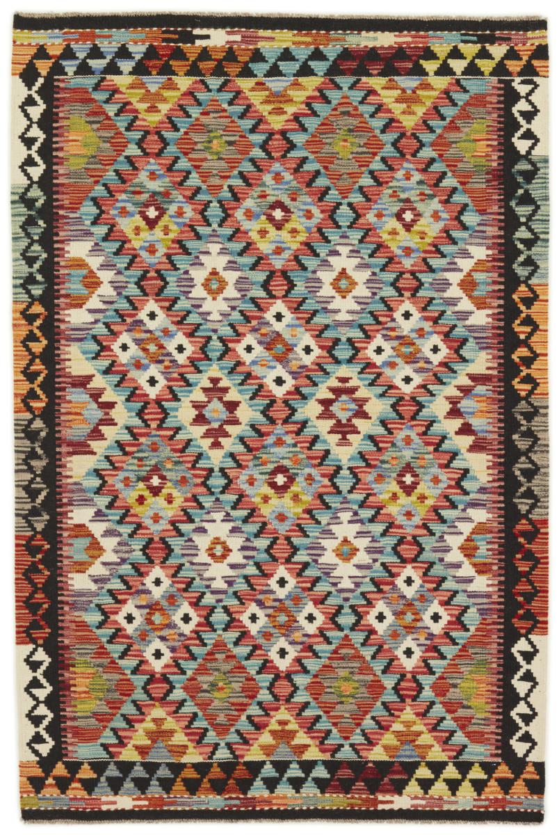Afghaans tapijt Kilim Afghan 188x123 188x123, Perzisch tapijt Handgeweven