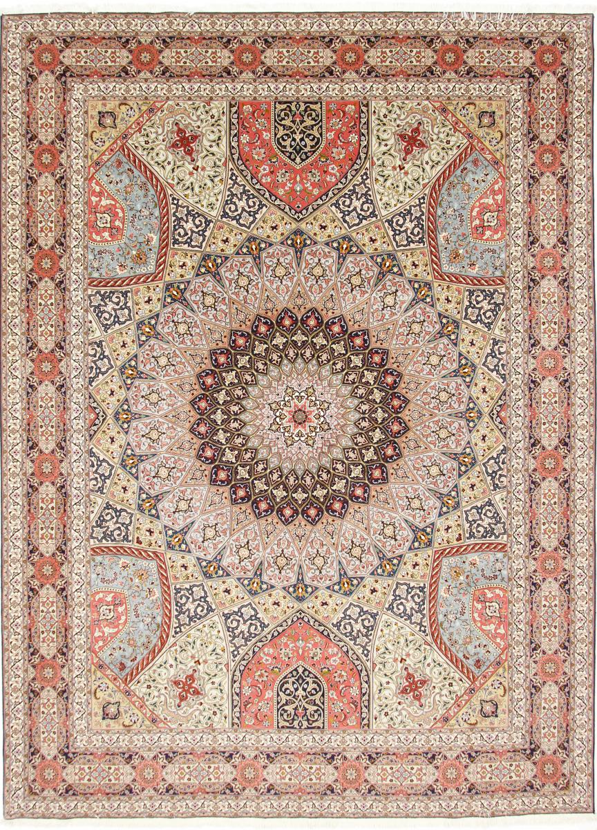 Persialainen matto Tabriz 50Raj 412x306 412x306, Persialainen matto Solmittu käsin