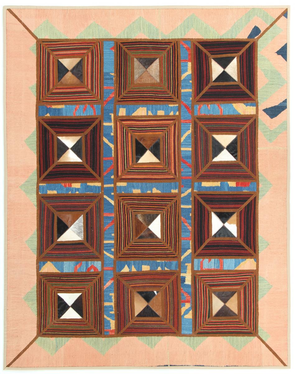 ペルシャ絨毯 キリム パッチワーク 188x150 188x150,  ペルシャ絨毯 手織り