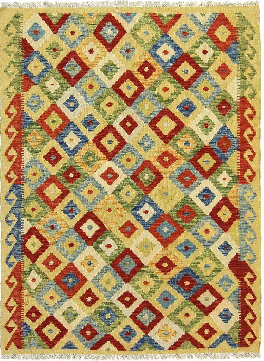 Afghan rug Kilim Afghan 5'6"x4'1" 5'6"x4'1", Persian Rug Woven by hand