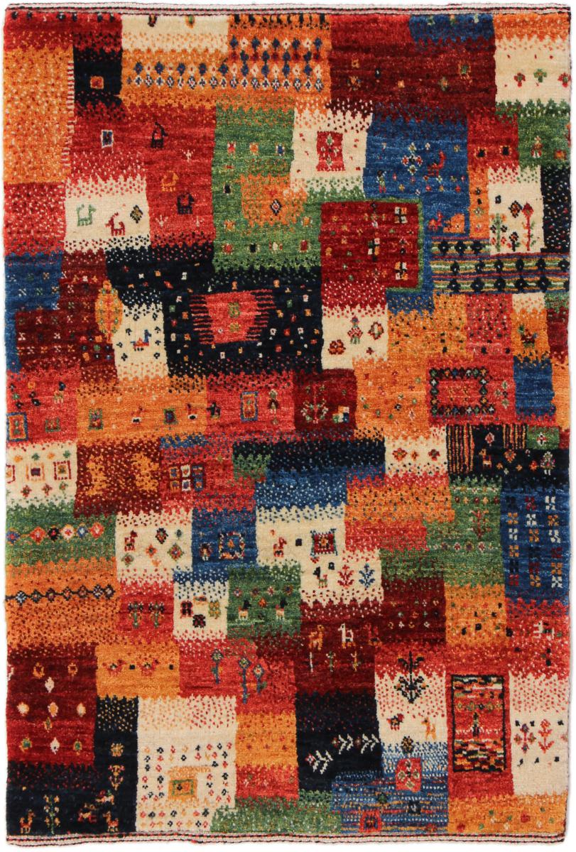  ペルシャ絨毯 ペルシャ ギャッベ ペルシャ ロリbaft Nowbaft 95x63 95x63,  ペルシャ絨毯 手織り