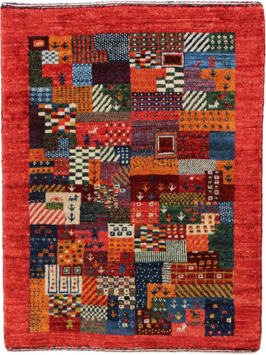  ペルシャ絨毯 ペルシャ ギャッベ ペルシャ ロリbaft Nowbaft 84x63 84x63,  ペルシャ絨毯 手織り