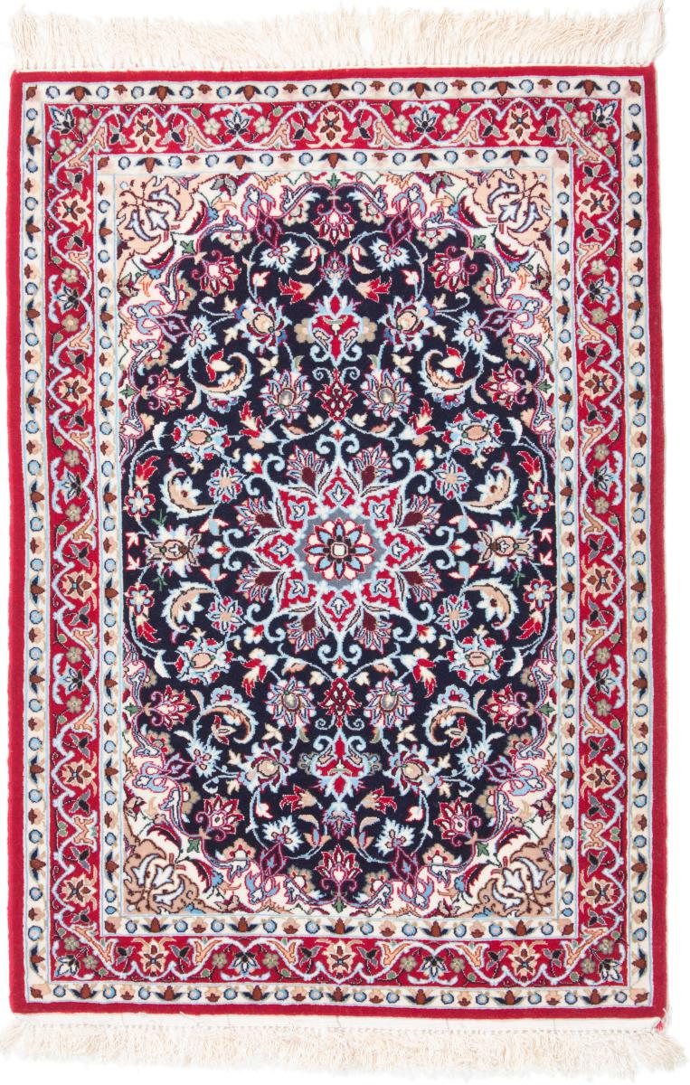 Persian Rug Isfahan Silk Warp 103x71 103x71, Persian Rug Knotted by hand
