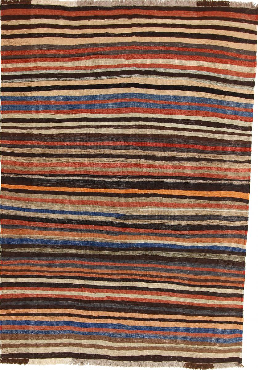  ペルシャ絨毯 キリム Fars アンティーク 208x147 208x147,  ペルシャ絨毯 手織り