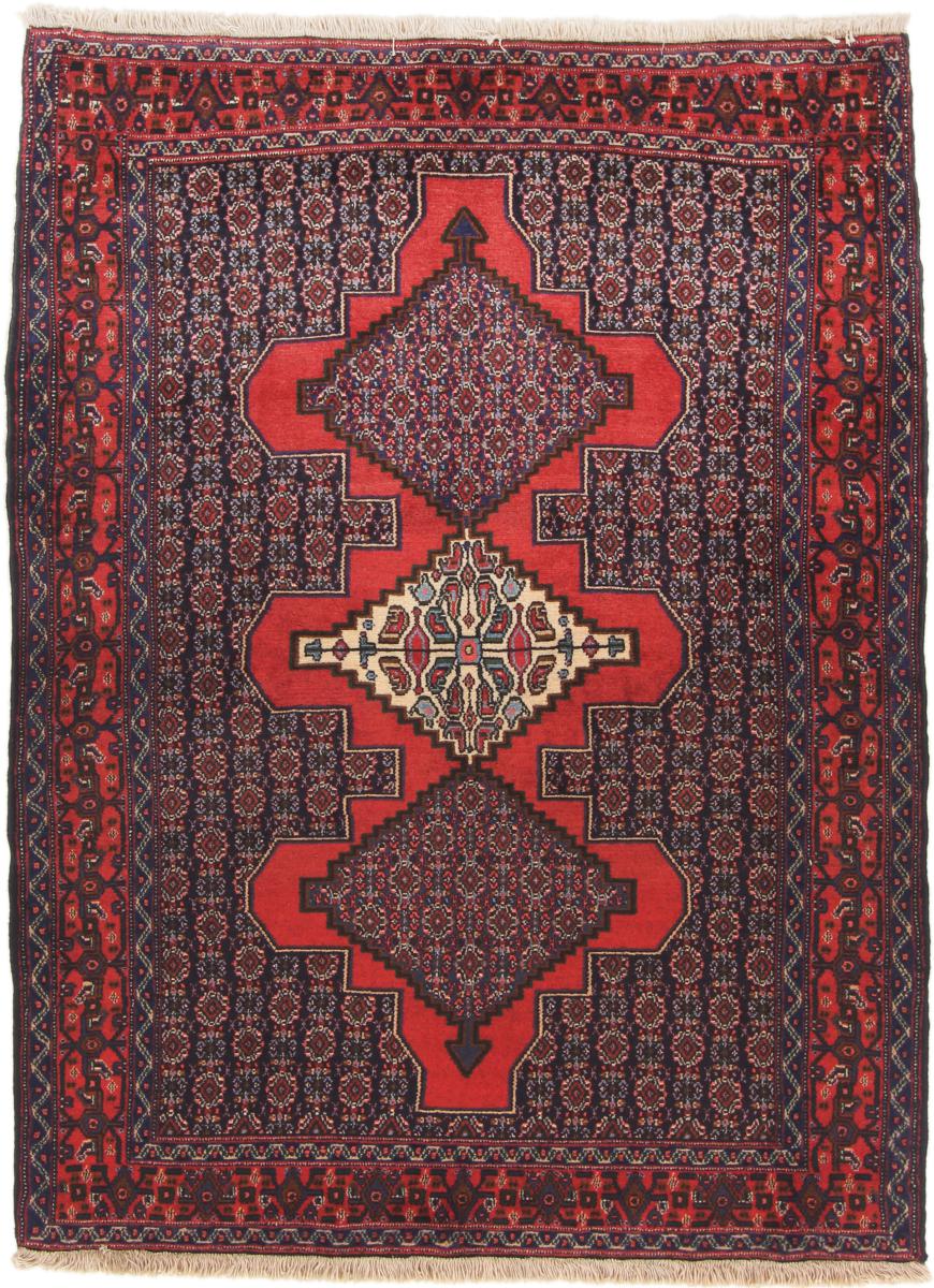 Persian Rug Sanandaj 5'7"x4'2" 5'7"x4'2", Persian Rug Knotted by hand
