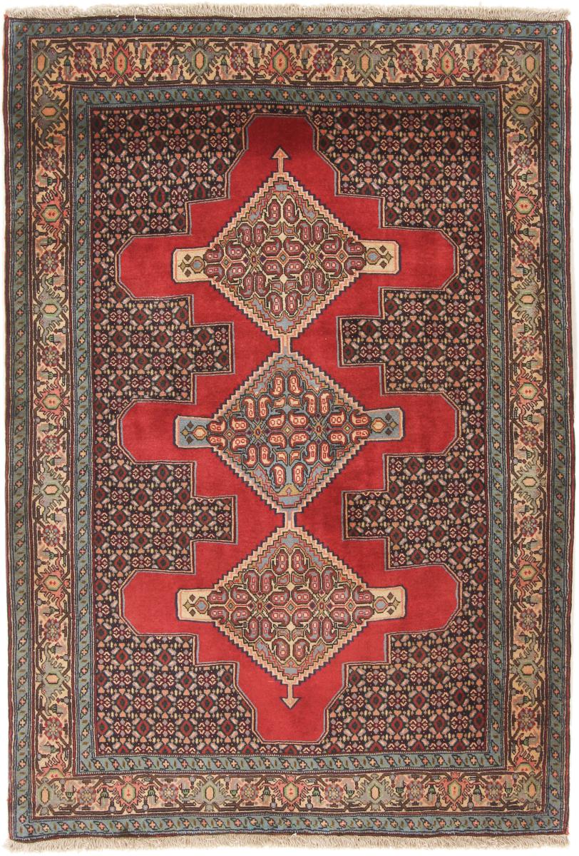 Persian Rug Sanandaj 5'10"x4'1" 5'10"x4'1", Persian Rug Knotted by hand