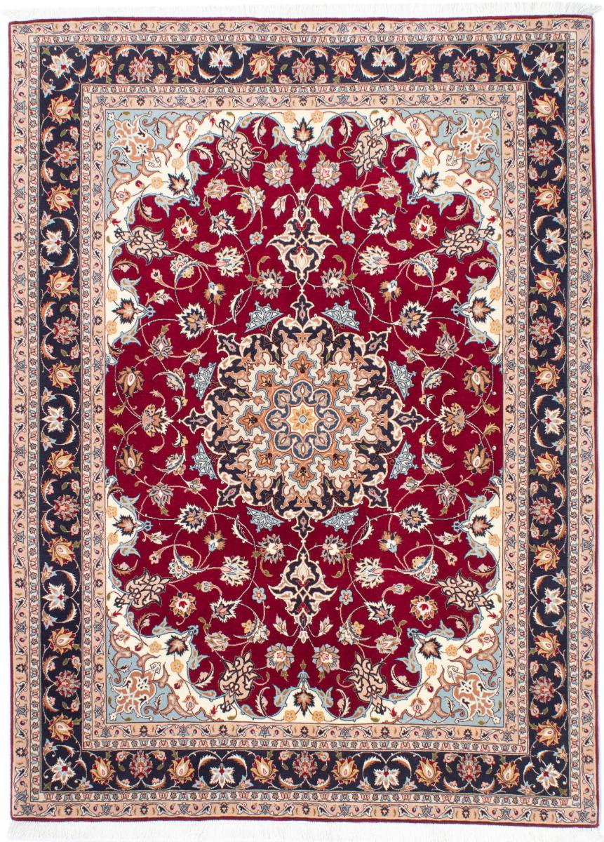 Persian Rug Tabriz 50Raj 6'9"x5'1" 6'9"x5'1", Persian Rug Knotted by hand