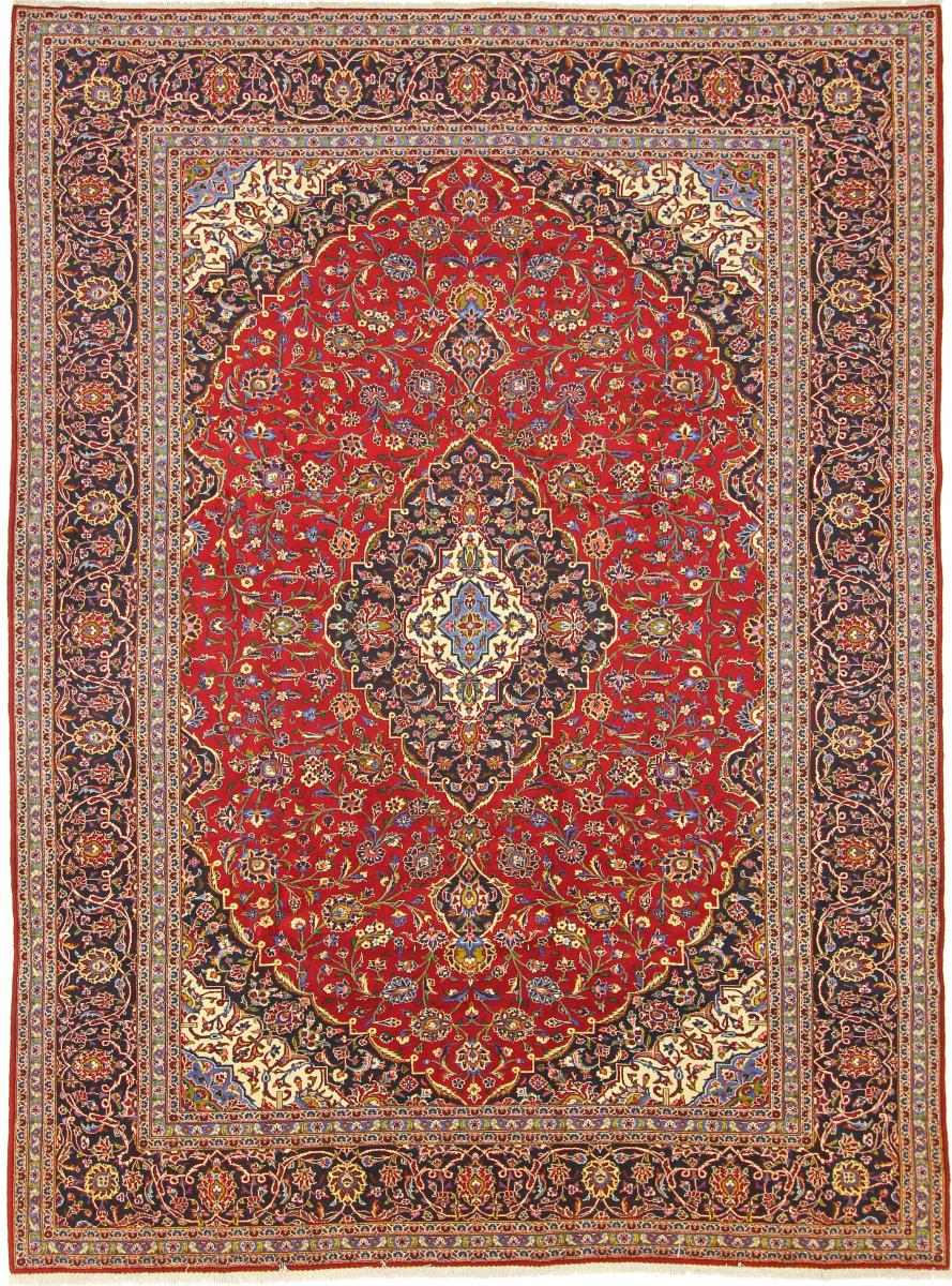 Perzisch tapijt Keshan 13'1"x9'9" 13'1"x9'9", Perzisch tapijt Handgeknoopte