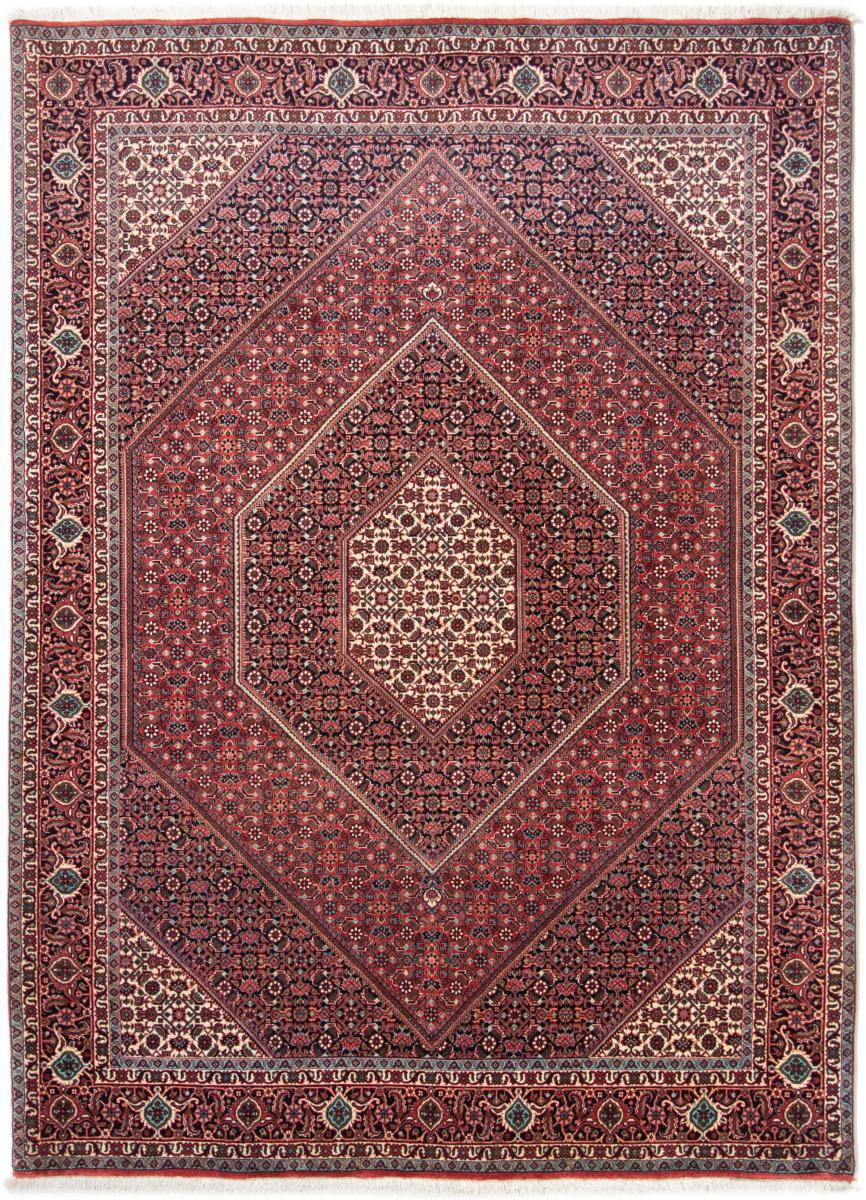 Tapis persan Bidjar 7'8"x5'7" 7'8"x5'7", Tapis persan Noué à la main