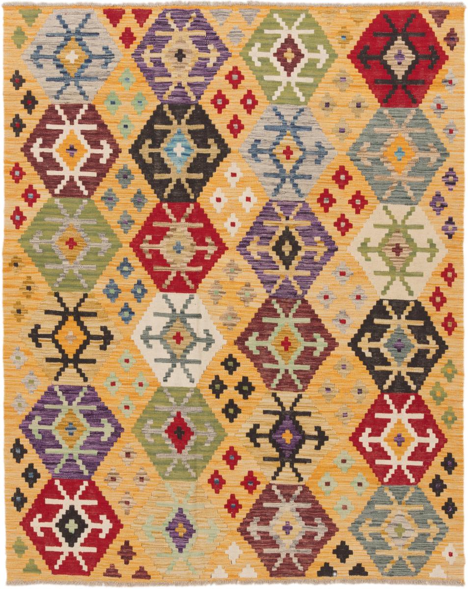 Afghan rug Kilim Afghan 6'5"x5'2" 6'5"x5'2", Persian Rug Woven by hand