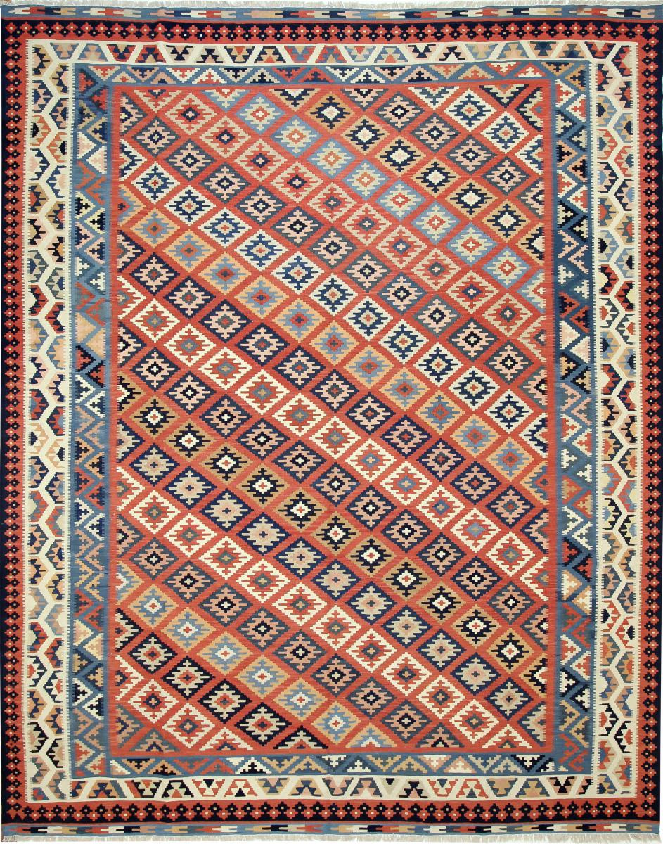 Alfombra persa Kilim Fars 387x307 387x307, Alfombra persa Tejido a mano