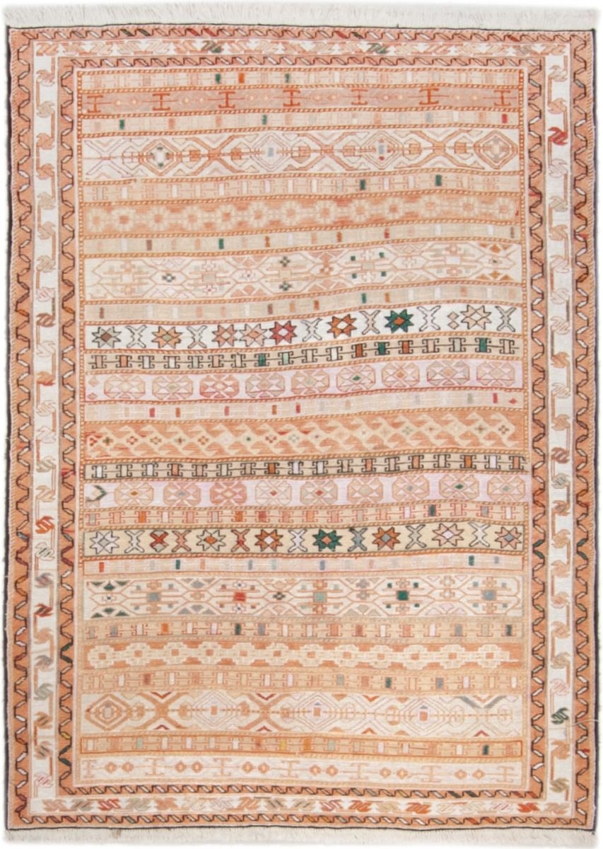 Persisk matta Kilim Fars Sumak 4'7"x3'4" 4'7"x3'4", Persisk matta handvävd 