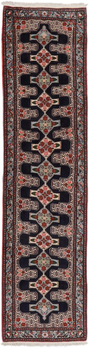 ペルシャ絨毯 センネ 386x97 386x97,  ペルシャ絨毯 手織り